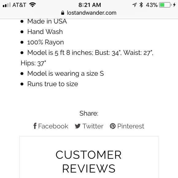 Brand New w/ tags! Lost + Wander lilac romper - Picture 5 of 5